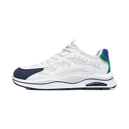 Produktbild: Generisch Herren Laufschuhe Turnschuhe Sportschuhe Sneaker Running Tennis Schuhe Freizeit Straßenlaufschuhe Walkingschuhe Shues. Herren Segeltuchschuhe Herren Beige Fußball Hallenschuhe