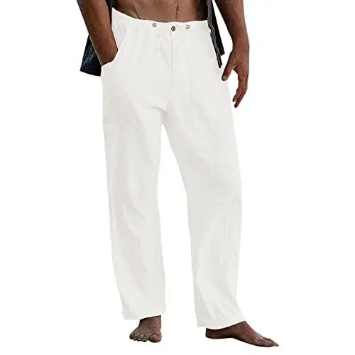 Produktbild: Generisch Softshellhose Herren wasserdicht Sommer Schwarze Leinenhose Herren 5XL Trekkinghose Herren Sommer leicht Trekkinghose Herren lang Sommer Yoga Hosen Herren Baumwolle Yoga Pants Bootcut