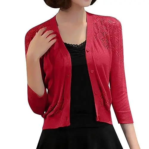 Produktbild: Generisch Sonnenschutz Zip Hoodie Trainingsjacke Damen Sommer Frühlingsjacke Laufjacke Übergangsjacke Activewear Wanderjacke Sportjacke Sweatjacke Outdoor Jacke (Red S)