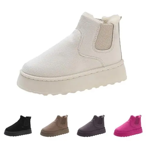 Produktbild: Generisch Damen Boots e Stiefeletten Damen Cowboy Boots Damen Stiefeletten für Damen Damen Stiefelette Winter Stiefeletten Damen Winter Halbstiefel Damen Schwarz