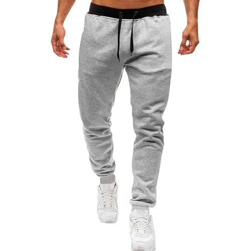 Produktbild: Generisch Trainingshose Herren Lang Bodybuilding Elegante Hosen Herren Winter Gym Cargohose Running Bequeme Lässig Activewear Sport Haushose 2#Zebra M