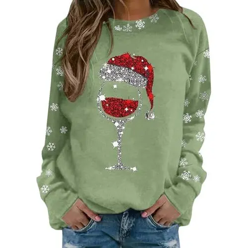 Produktbild: Generisch Ugly Xmas Sweater Weihnachts Familien Pullover Langarmshirt Damen Weihnachten Weihnachten Ugly Sweater Weihnachtspullover 5XL Herren Longpullover Weihnachten Damen Weihnachtshoodie Damen