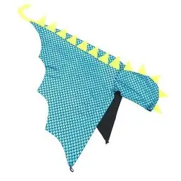 Produktbild: Generisch Umhang Mit Dinosaurier-Kapuze Kleid Kostüm Halloween-kostüme Für Mädchen Halloweenkostüm Halloween-Dinosaurier-kostüm Maske Mantel Cosplay-Requisiten Sky-Blue Stricken