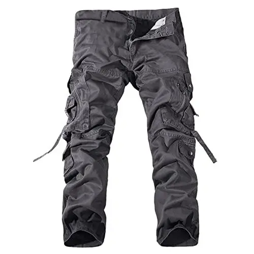 Produktbild: Generisch Wanderhose Herren kurzgröße 23 Cargohose Herren Winter Thermo Trekkinghose männer Sommer leicht joggpants Herren elegant Stretch Cargo Hosen Herren militär Hose Winter