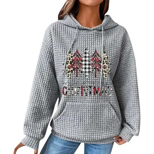 Produktbild: Generisch Weihnachtspullover Oversize Damen Ugly Christmas Sweater Baumwolle Weihnachtspulli Baumwolle Pullover Weihnachten Damen Ugly Weihnachtspullover Damen Weihnachtspullover Damen Xs