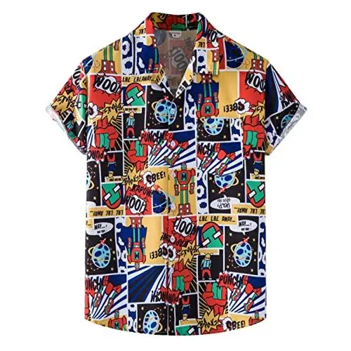Produktbild: Generisch Western Hemden Herren Baumwolle Herren freizeithemd Kurzarm 3XL Hemden Herren Slim fit karriert Kurzarm Hemden für Herren Kurzarmhemd Herren Slim fit bügelfrei sportshirts Herren
