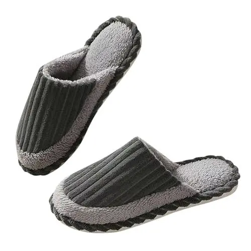Produktbild: Generisch Winter Hausschuhe für Damen Herren Warme Plüsch Pantoffeln Bequeme Memory Foam Slippers Aufheizbare Hausschuhe Hausschuhe Lustig Filz Hausschuhe Herren