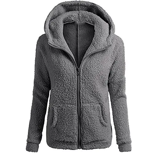 Produktbild: Generisch Winter Jacken Damen Winterjacke Schwarz Glänzend Kurzmantel Wintermantel Kurz Dünne Daunenjacke Daunenmantel Lang Grau S