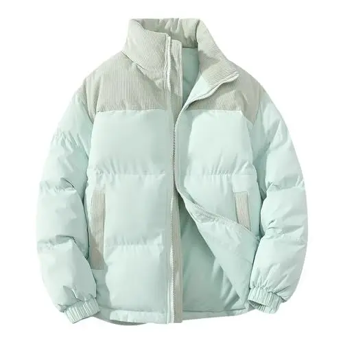 Produktbild: Generisch Winterjacke Damen Sale, Outlet Angebote, Winterjacke Damen Winter Pufferjacke Stehkragen Puffer Jacke Warm Steppjacke Wintermantel Daunenjacke Leichte, Sonderangebote Heute