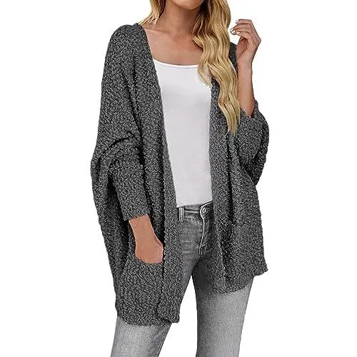 Produktbild: Generisch Winterjacken Damen Reduziert, Herbstjacke Sale, Damen Jacke Winter Mantel Herbstjacke Für Damen Mit Fledermausärmeln Sweatjacke Damen Blumen, Winterjacke Damen Sale