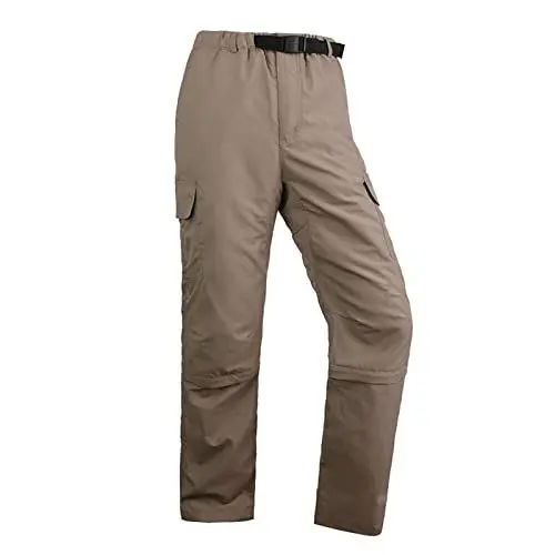 Produktbild: Generisch Zipp Off Cargo Hose Herren Regular Fit Outdoor Freizeit Hose Mit Gürtel Trekkinghose Lang Arbeitshose Männer Stretch Jogginghose Mit Vielen Taschen Leicht Laufhose Sprot Wanderhose Herbst