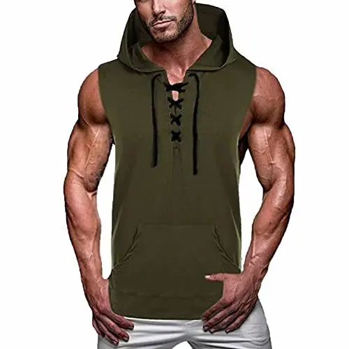 Produktbild: Generisch ärmelloses top Herren mit Kragen Westen Herren große größen Jeansweste männer ärmellos schwarz Tanktops Outdoor männer unterhemden Herren Langarm Baumwolle Weste männer Sommer