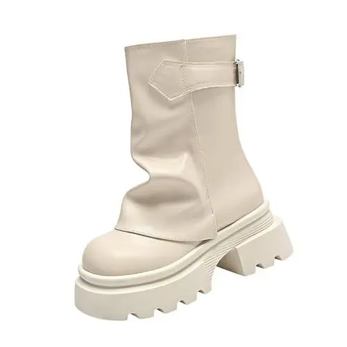 Produktbild: Generisch blitzangebote Cowboystiefel Damen Damen Flach Rutschfeste Laufsohle Elegant Klobiger Blockabsatz Spitze Zehe Langs weihnachten sale outlet angebote sale