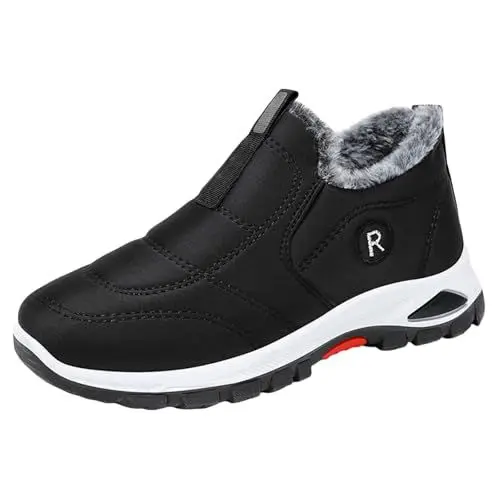 Produktbild: Generisch blitzangebote Stiefeletten Damen Casual Langschaft Boots Winterschuhe Damen Flach Rutschfeste Laufsohle Stiefelett sale damen bekleidung herren laufschuhe sale
