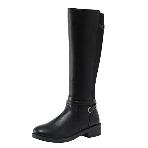 Produktbild: Generisch damen saleLangschaft Stiefel Damen Casual Langschaft Boots Winterschuhe Damen Chelsea Mit Rutschfest Sohle Elegant Klobiger Blocka damenmode sale