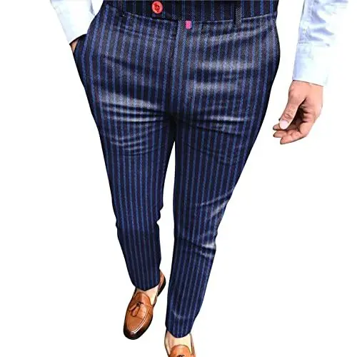 Produktbild: Bundfaltenhose Herren karottenform elegant Anzughose mit Bundfalte Herren Anzughose Herren high Waist beige Chino Hose männer Stretch graue Herren Hose Anzughose Smoking Hose schwarz