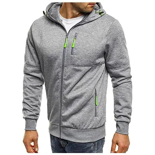 Produktbild: Generisch mantel damen sale, Sweatjacke Herren ohne Kapuze Freizeit Jacke Übergangsjacke Sport Herren-Jacken Trainingsjacke Slim Fit Sweatjacke mit Kapuze, warehouse deal