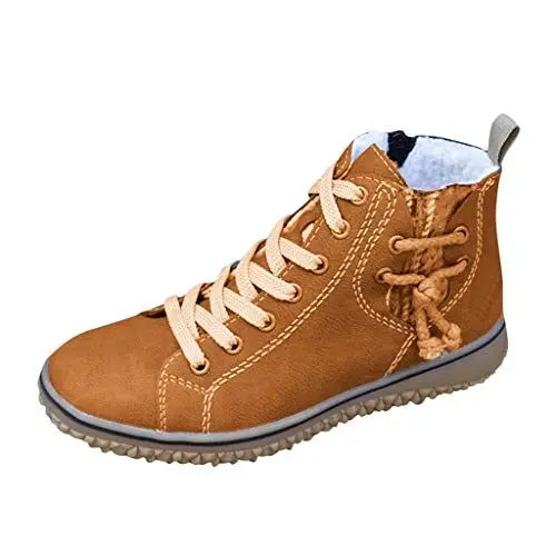 Produktbild: Generisch on schuhe damen sale Stiefel Damen Casual Langschaft Boots Winterschuhe Damen Flach Rutschfeste Laufsohle Elegant Klobige sommer sale damen artikel unter 2 euro