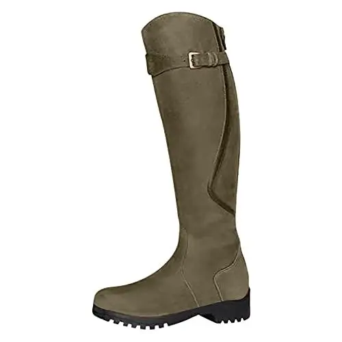 Produktbild: Generisch on schuhe damen sale Stiefel Damen Schwarz Kniehohe Damen Westernstiefel Damen Chelsea Mit Rutschfest Sohle Casual Spitze damenschuhe sommer sale damen sandalen sale