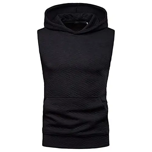 Produktbild: Generisch unterhemden männer Baumwolle schwarz Tanktops Herren lang Herren Outdoor Weste Steppweste mit Abnehmbarer Kapuze Motorrad Weste Herren 5XL Herren Weste Sommer 4XL