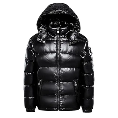 Produktbild: Generisch jacke Winterjacke Warm Kurz Daunenjacke Winter Puffer Jacke Gepolsterte Daunenmantel Steppjacke Leicht mit Kapuze Outdoor Wintermantel Steppmantel winterparka damen