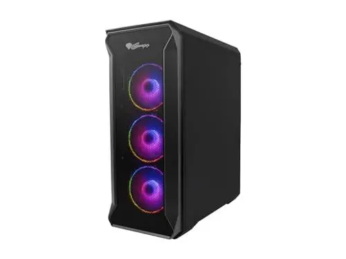 Produktbild: Genesis Gehäuse IRID 505 ARGB V2 mit Sichtfenster schwarz