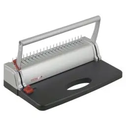 Produktbild: Genie CB 800 Stanz- & Spiralbindegerät | Bindemaschine bis DIN A4 | inkl. 20-teiligem Zubehör-Set | Ringbindung & Spiralbindung Set | Plastikbinderücken | Stanzmaschine | 21-Ring-Lochung | 145 Blatt