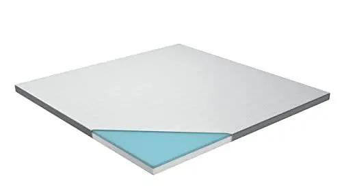 Produktbild: Genius Eazzzy Topper Classic 200x200cm Höhe 7 cm H2 H3 - orthopädische Matratzentopper für Matratze & Boxspringbett aus Gelschaum | Matratzenauflage 200x200 für Allergiker + Bezug