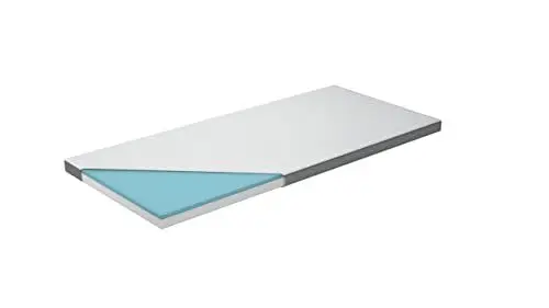 Produktbild: Genius Eazzzy Topper Classic 90x200cm Höhe 7 cm H2 H3 - orthopädische Matratzentopper für Matratze & Boxspringbett aus Gelschaum | Matratzenauflage 90x200 für Allergiker + Bezug