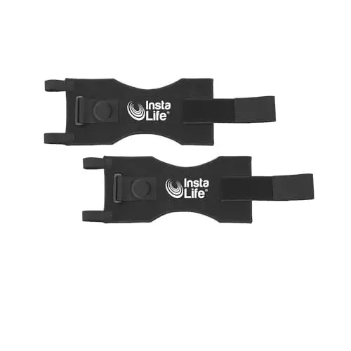 Produktbild: Genius Insta Life Kniebandage 2-tlg. für Damen Herren mit schmerzlindernde Wirkung, einstellbare Sport Knieorthese Kniestütze für Meniskusriss, Arthritis, rutschfest zum Laufen Trainieren