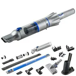 Produktbild: Genius Invictus One 2.0 Handstaubsauger + Bodenstaubsauger 23-TLG blau - Handsauger beutellos & kabellos mit 13000PA | HEPA Filter, Lithium Ionen Akku, Bürsten-Set, Wandhalterung