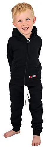 Produktbild: Gennadi Hoppe Kinder Sweat Jogginganzug Sportanzug Trainingsanzug - H8365 schw 98-104