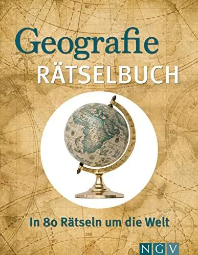 Produktbild: Geografie Rätselbuch: In 80 Rätseln um die Welt | Die Geschenkidee für Landkarten-Fans und Geographie-Liebhaber