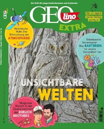 Produktbild: GEOlino Extra / GEOlino extra 94/2022 - Unsichbare Welten: Monothematisches Themenheft für kleine Abenteurer