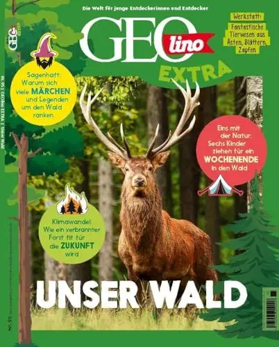 Produktbild: GEOlino Extra / GEOlino extra 95/2022 - Unser Wald: Monothematisches Themenheft für kleine Abenteurer