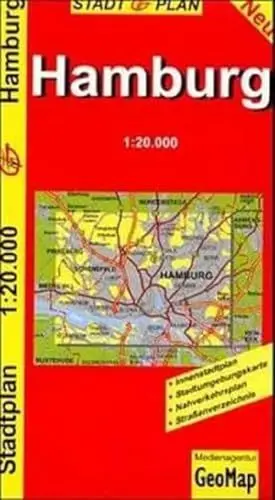 Produktbild: GeoMap Stadtpläne, Hamburg: 1:20.000