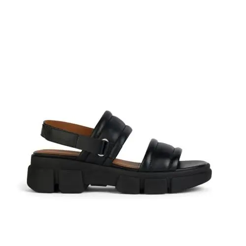 Produktbild: Geox D LISBONA A Wedge Sandal, Black, 40 EU