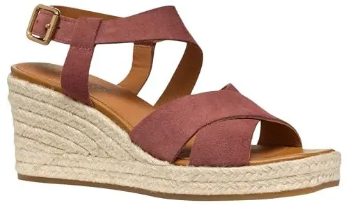 Produktbild: Geox D PANAREA D Wedge Sandal, DK Cognac, 41 EU