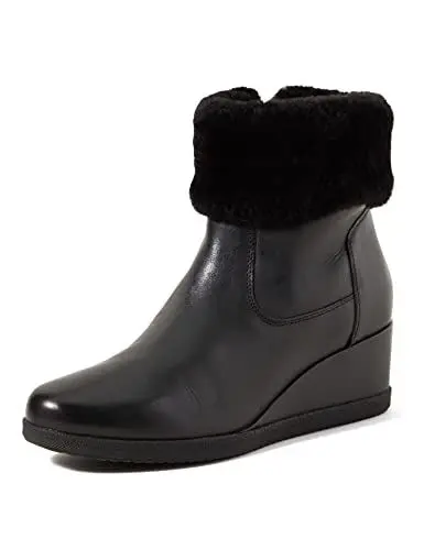Produktbild: Geox Damen D Anylla Wedge G Stiefeletten,Schwarz,40 EU