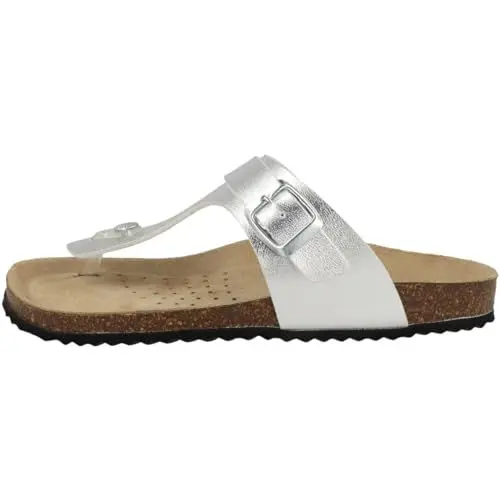 Produktbild: Geox Damen D BRIONIA K Flip-Flop, Silver, 37 EU
