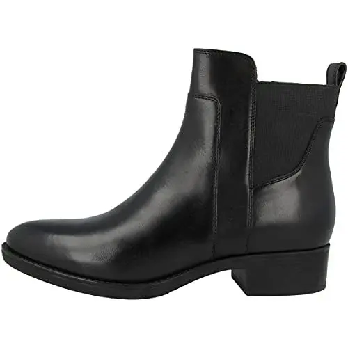 Produktbild: Geox Damen D Felicity G Stiefeletten, Schwarz, 42 EU