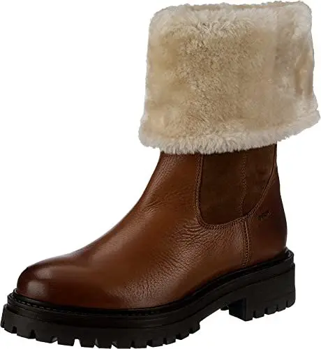 Produktbild: Geox Damen D Iridea M Stiefel, Cognac, 38 EU