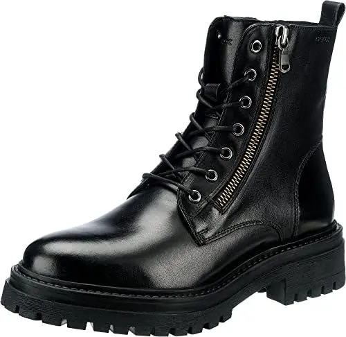 Produktbild: Geox Damen D Iridea Stiefeletten, Schwarz, 37 EU