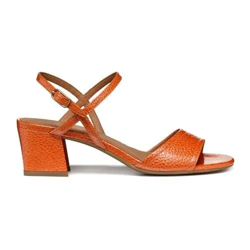 Produktbild: Geox Damen D New ERAKLIA 50 Heeled Sandal, ORANGE, 38 EU