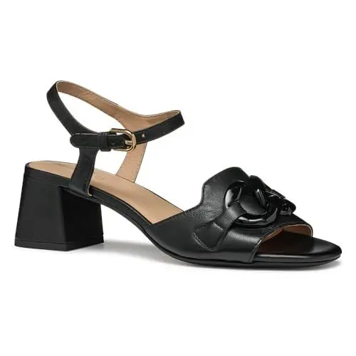 Produktbild: Geox Damen D New ERAKLIA 50 T C Heeled Sandal, Black, 36 EU