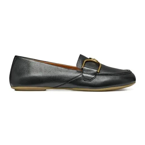 Produktbild: Geox Damen D Palmaria J Loafer Flat, Black, 37.5 EU