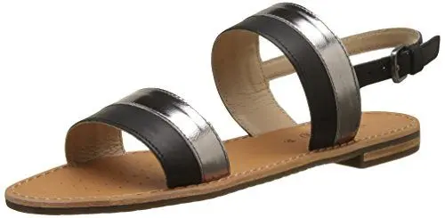 Produktbild: Geox Damen D Sozy F Slingback, Schwarz (BLACK/GUNC9B1G)