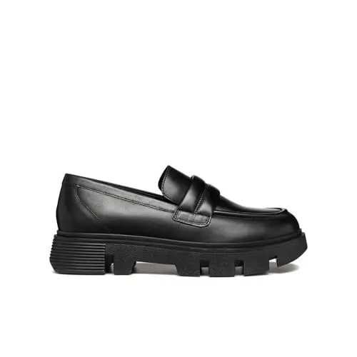 Produktbild: Geox Damen D VILDE C Moccasin, Black, 39 EU