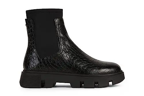 Produktbild: Geox Damen D Vilde C Stiefeletten, Schwarz, 39 EU
