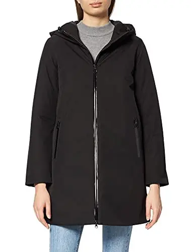 Produktbild: Geox Damen W Gendry Parka, Schwarz, 38 (Herstellergröße: 44)